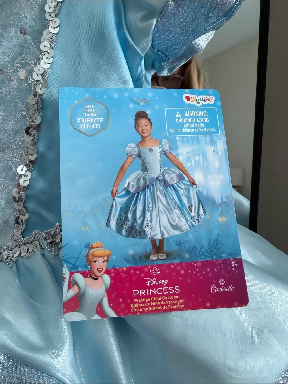 NWT Cinderella Disney Light Blue Cinderella Costume Dress